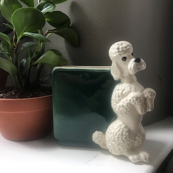 Royal Copley Accents Vintage Poodle Dog Vase Planter Poshmark